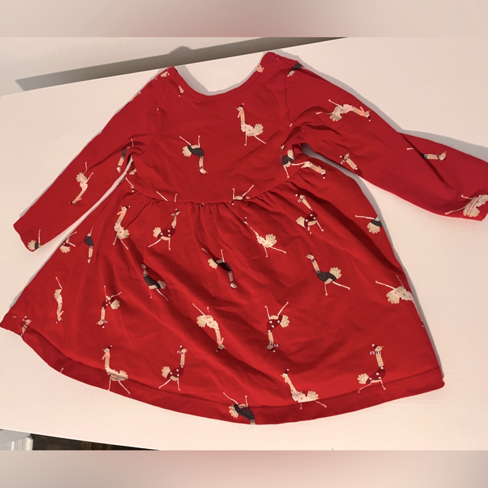 Rise Little Earthling Festive Red Dress